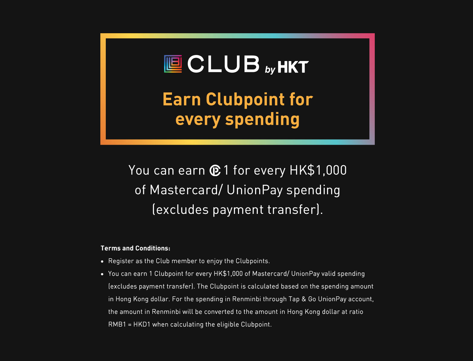 CLUB by HKT - Earn Clubpoint for every spending